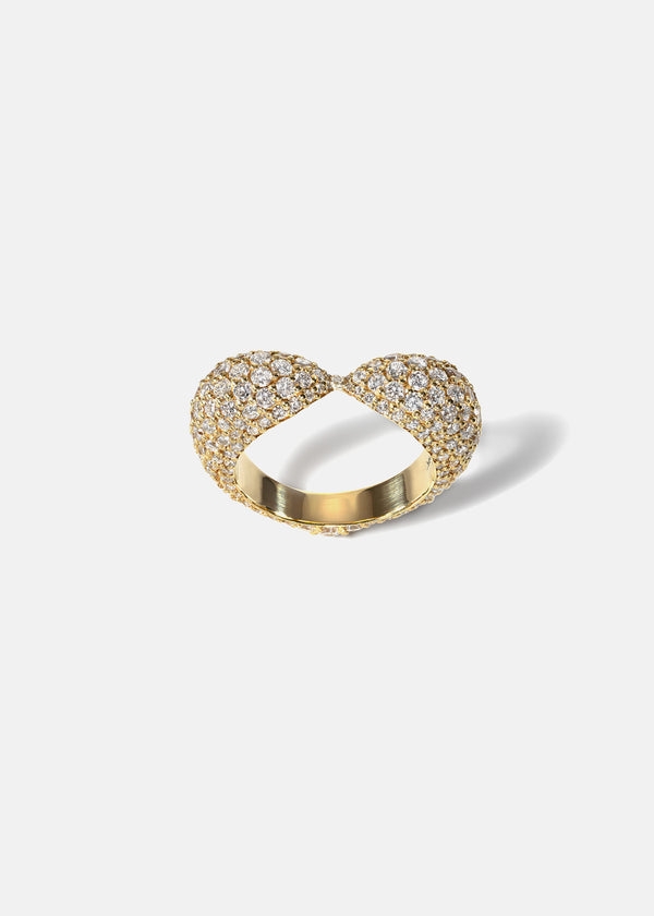 katkim Éternal Cloud Pavé Ring