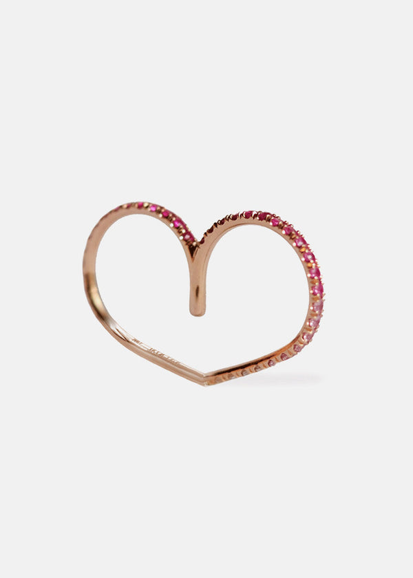 katkim Éternal Pink Ombré Double Ring