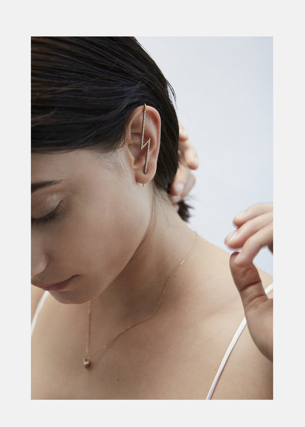 Katkim Flash Pavé Ear Pin