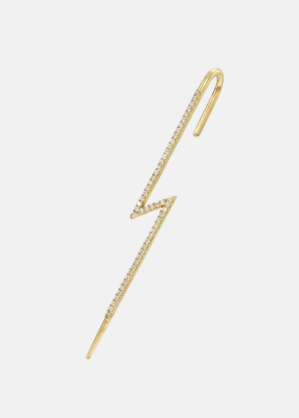 katkim Flash Pavé Ear Pin