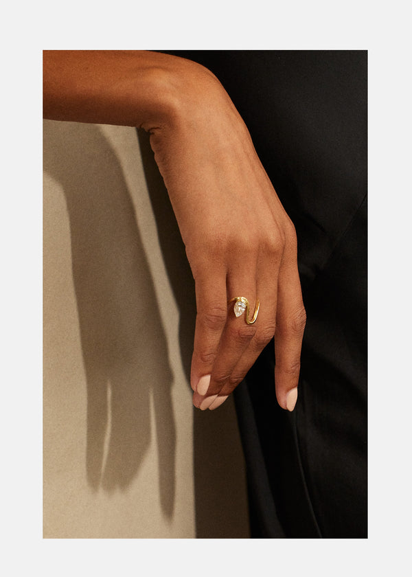 Katkim Floating Diamond Trace Ring