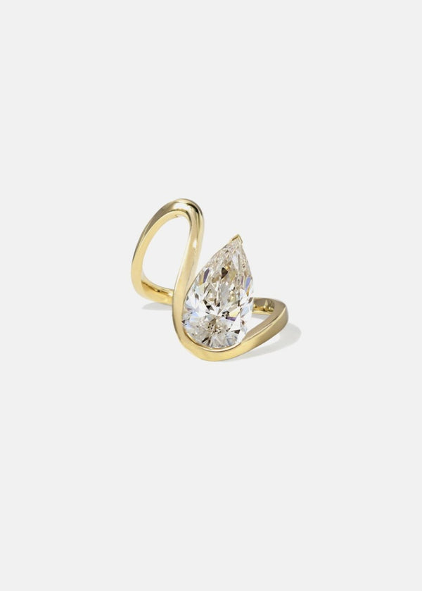 katkim Floating Diamond Trace Ring