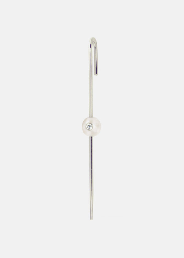 Katkim Floating Pearl Ear Pin