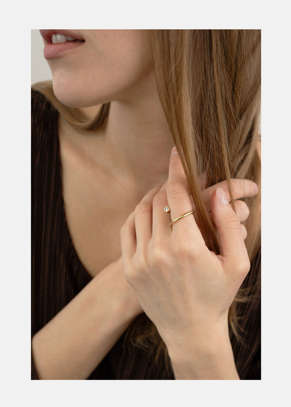 Katkim Grande Crescendo Flare Ring