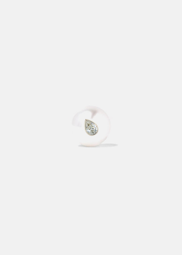 Katkim Grande Oasis Diamond Pearl Earring
