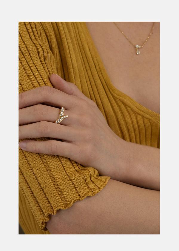 Katkim Grande Serif Ring