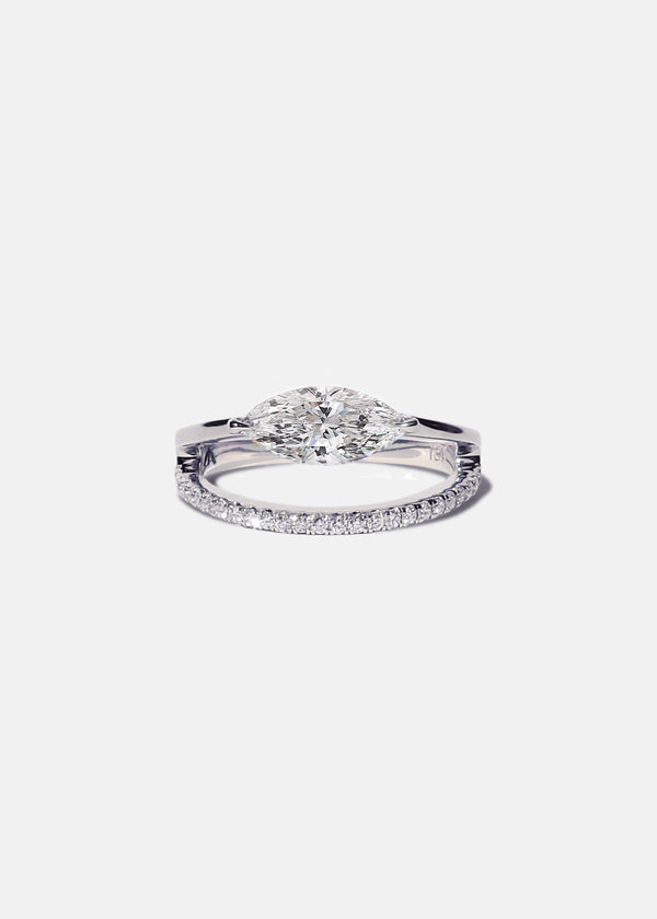 Katkim Marquise Sunset Pavé Ring