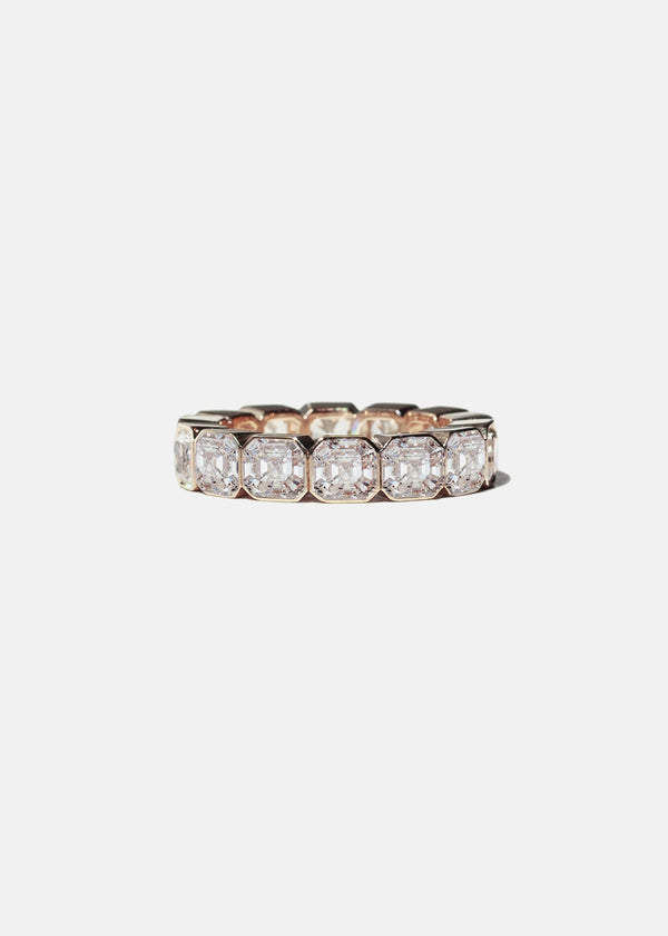 Katkim Mens Asscher Cosma Eternity Band