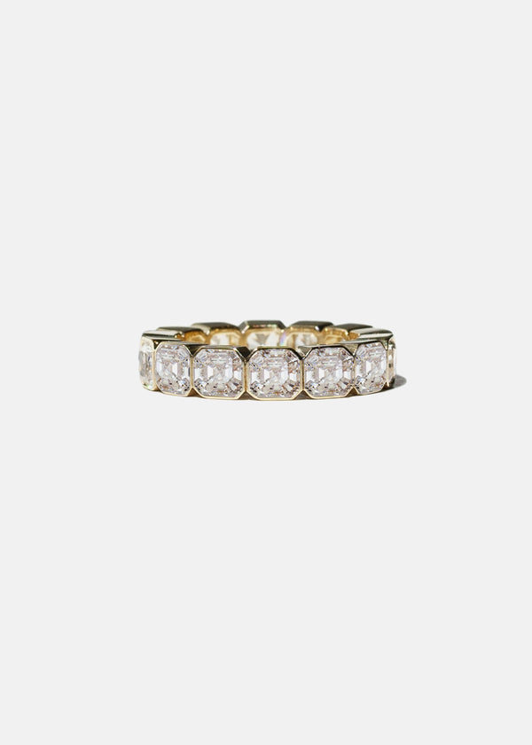 katkim Mens Asscher Cosma Eternity Band