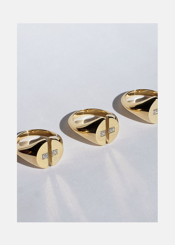 Katkim Mens Cove Signet Ring