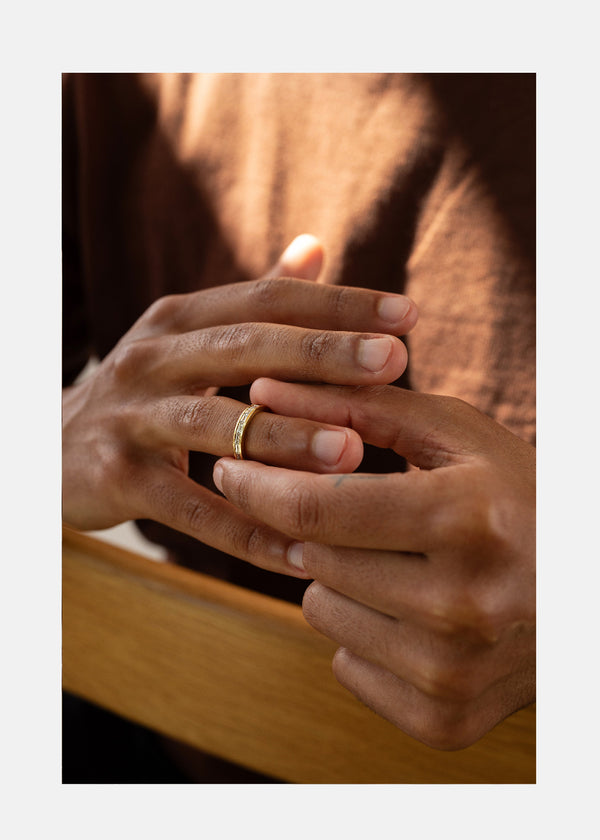 Katkim Mens Éternal Grande Baguette Band