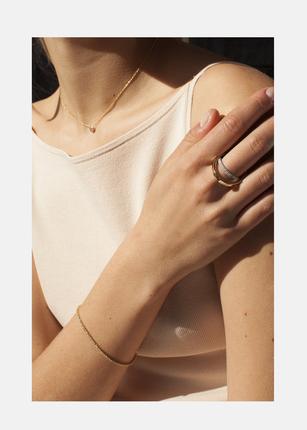 Katkim Mini Asscher Diamond Cosma Necklace