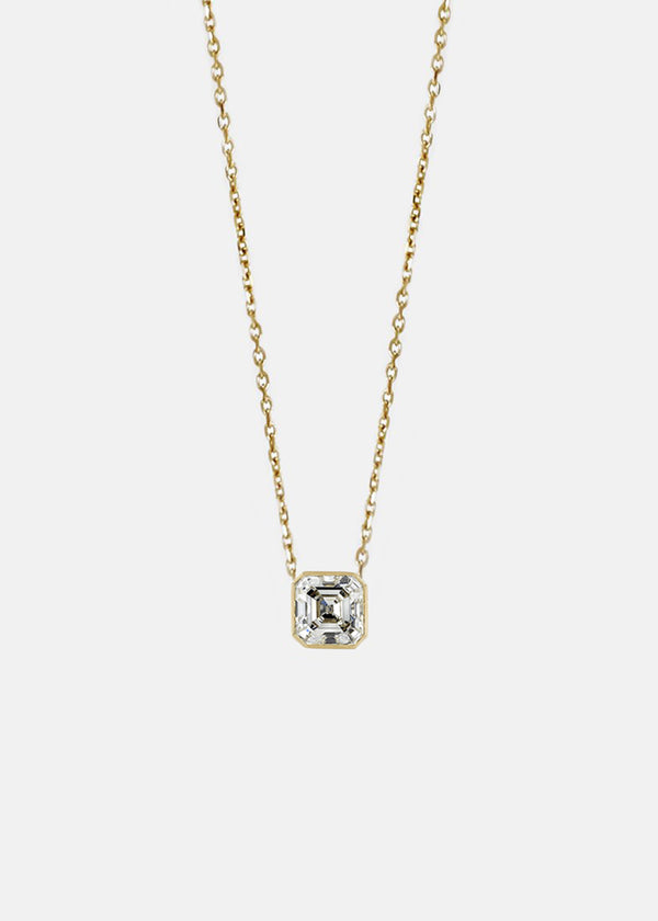 katkim Mini Asscher Diamond Cosma Necklace
