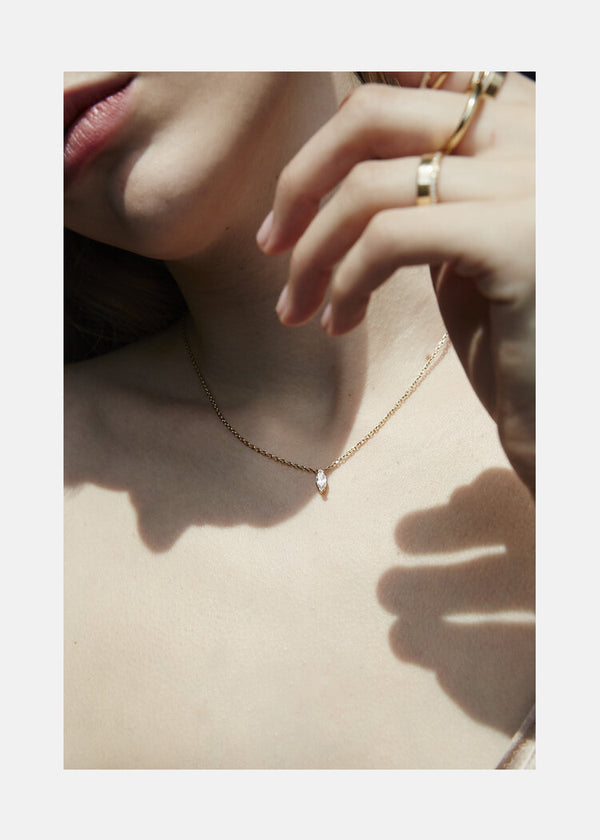 Katkim Mini Marquise Diamond Necklace
