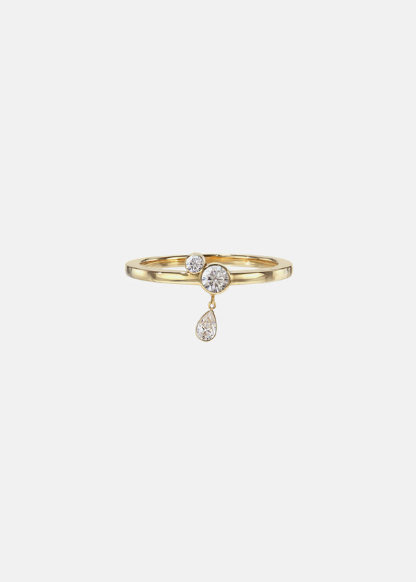 katkim Mini Pear Serif Ring