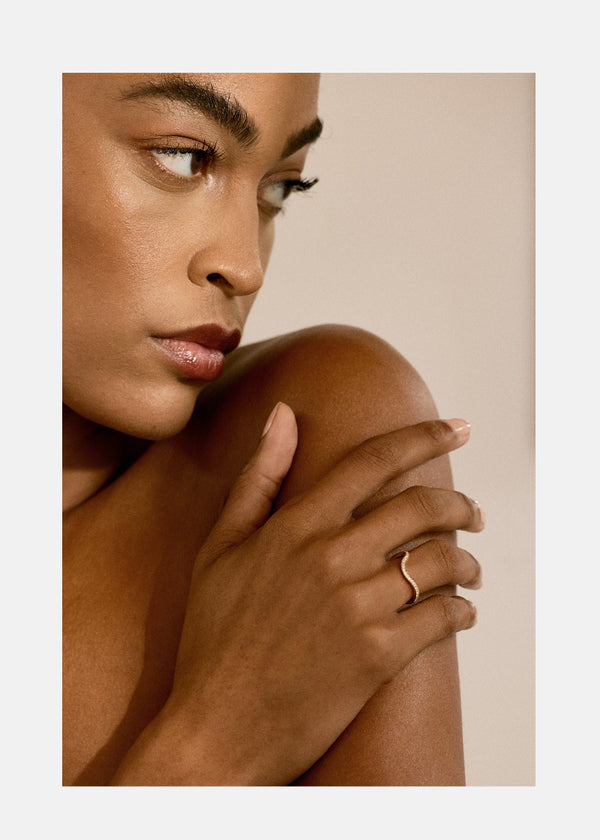 Katkim Mini Trace Pavé Band