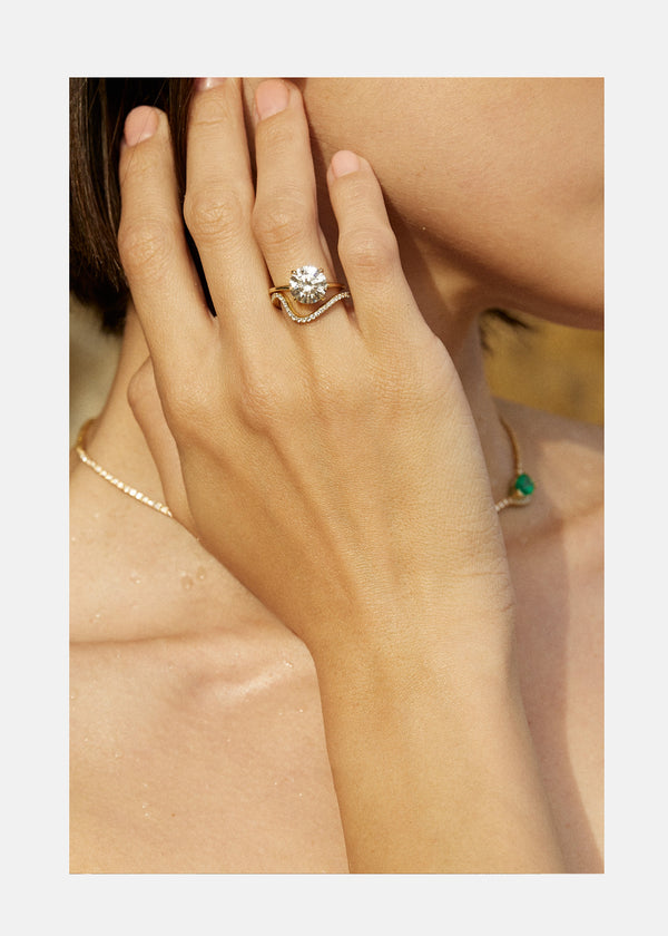 Katkim Mini Trace Pavé Band