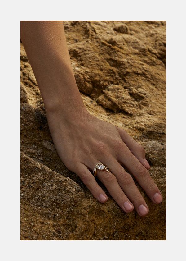 Katkim Mini Trace Pavé Band