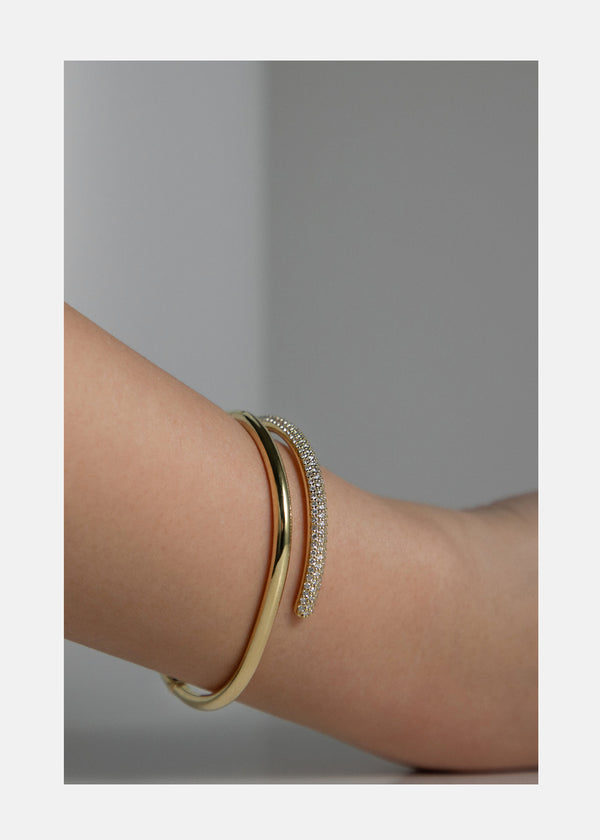 Katkim Mono Half Pavé Bracelet