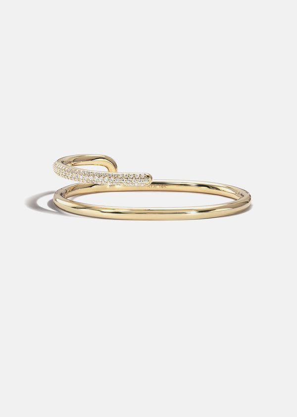 katkim Mono Half Pavé Bracelet