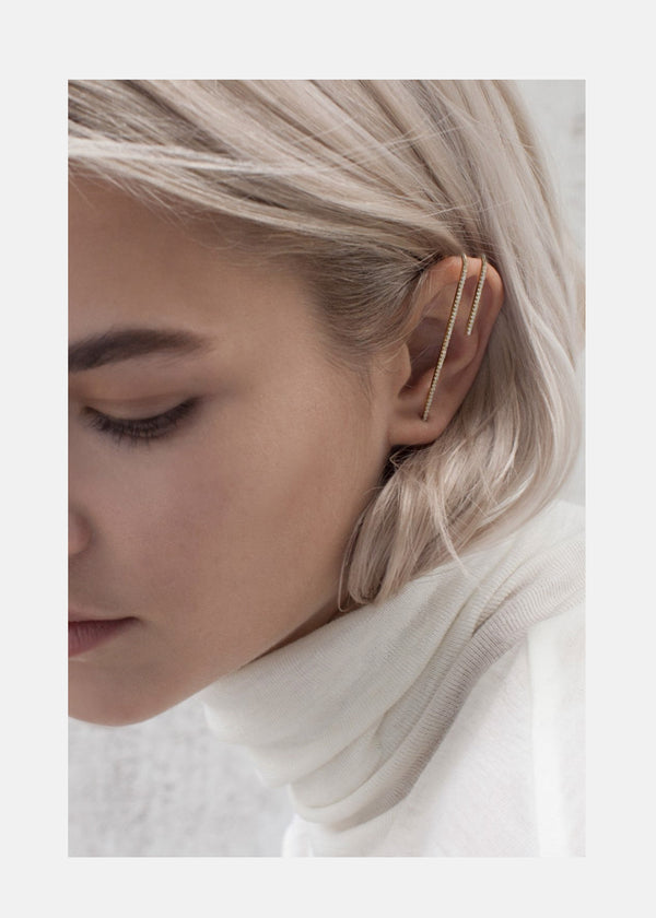 Katkim Mono Pavé Ear Pin