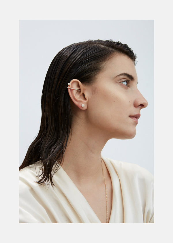 Katkim Oasis Diamond Pearl Earring