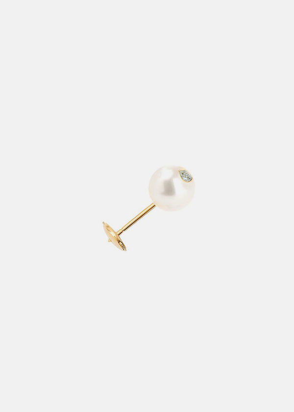 Katkim Oasis Diamond Pearl Earring
