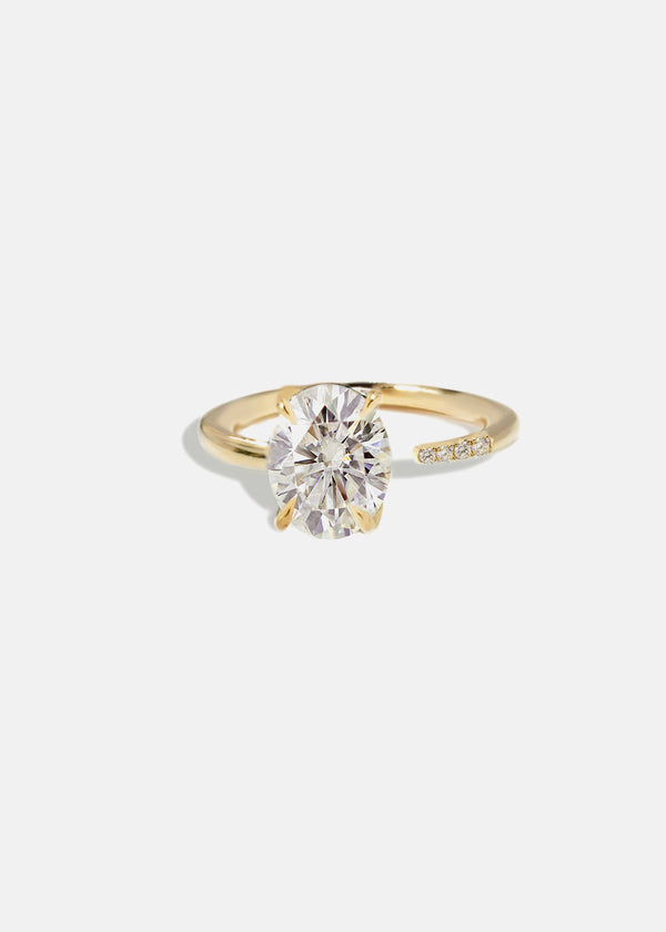 katkim Oval Brilliant Crescendo Ring