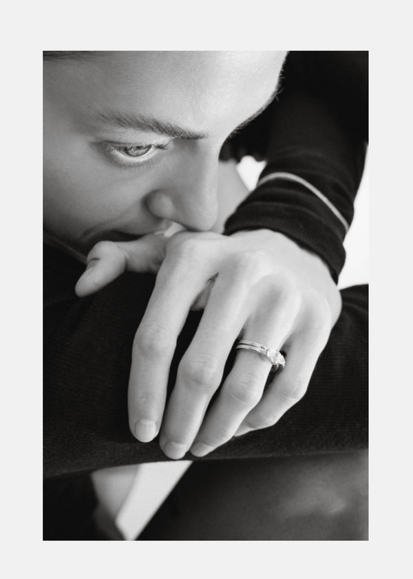 Katkim Pear Diamond Infinity Ring