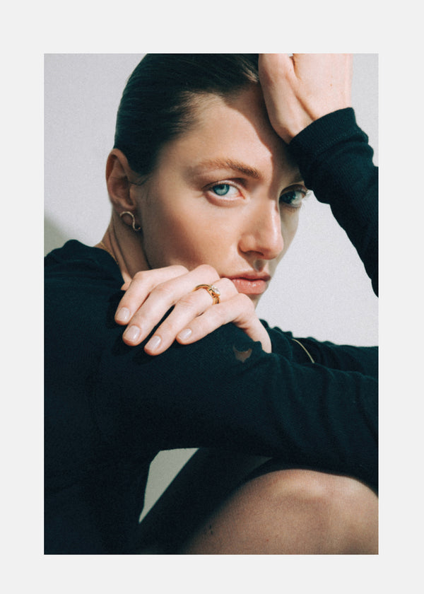 Katkim Pear Diamond Infinity Ring