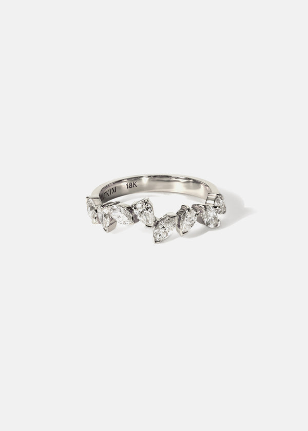 Katkim Pear & Marquise Cove Ring