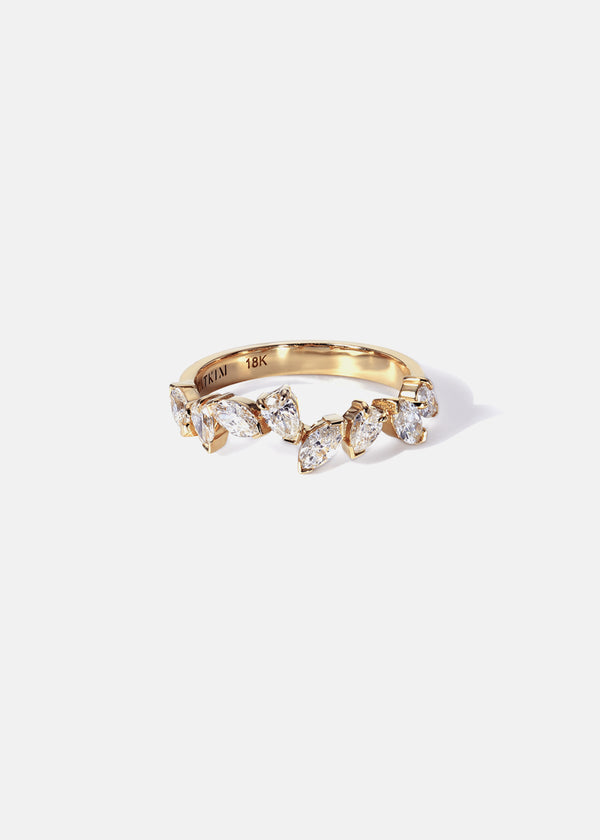 Katkim Pear & Marquise Cove Ring