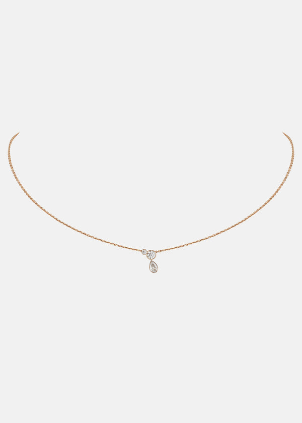 katkim Pear Serif Necklace