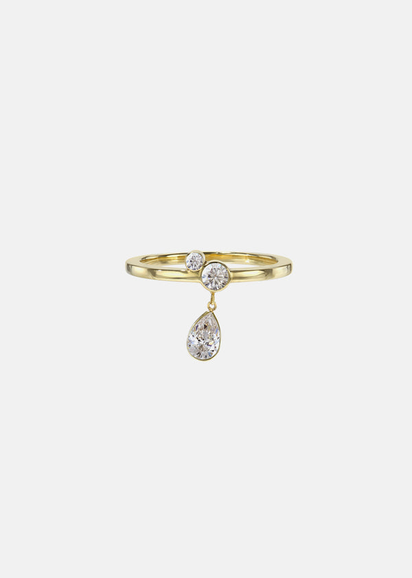 katkim Pear Serif Ring