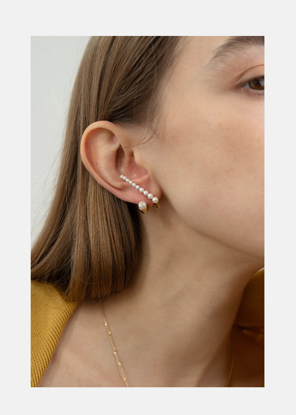 Katkim Pearl Crescendo Earring