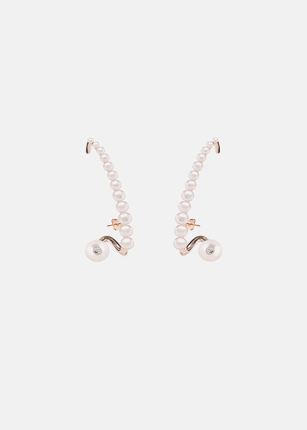 Katkim Pearl Crescendo Earring