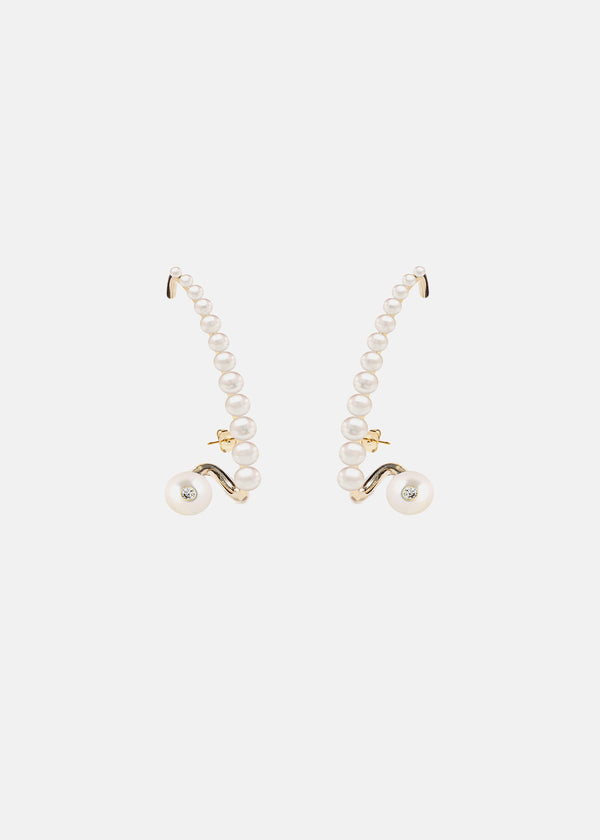 katkim Pearl Crescendo Earring