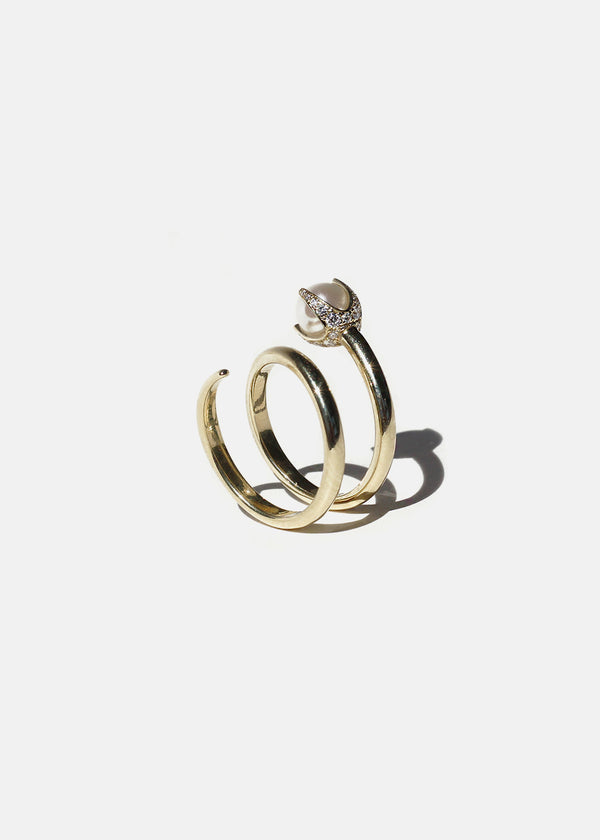 Katkim Pearl Crescendo Ring