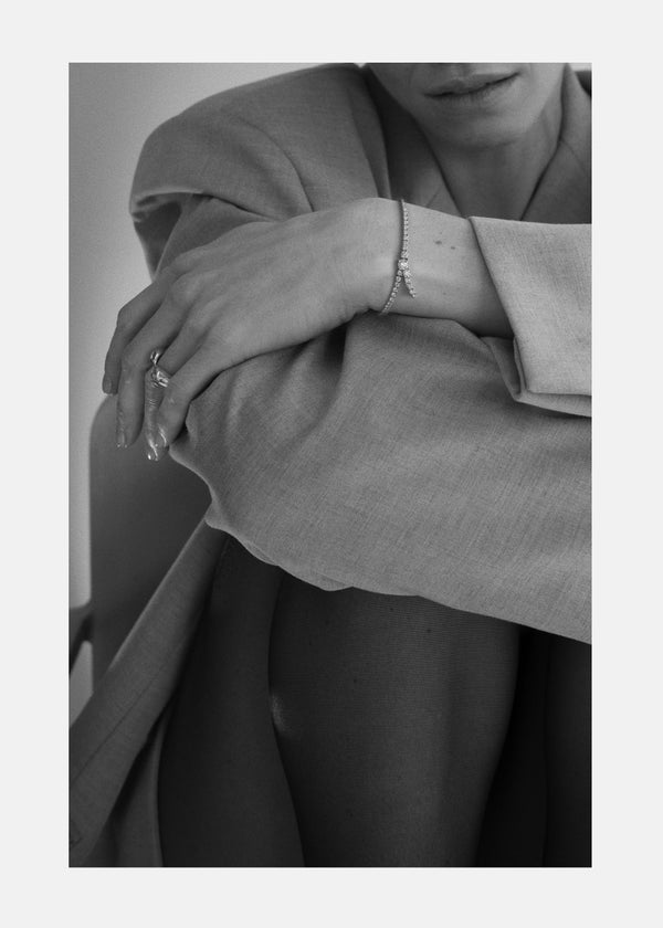 Katkim Petite Diamond Serif Bracelet