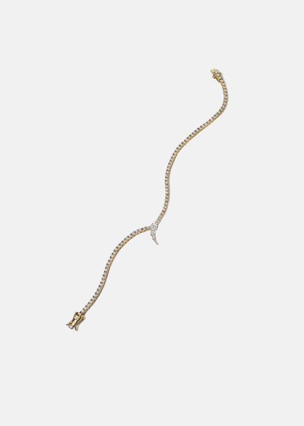 Katkim Petite Diamond Serif Bracelet