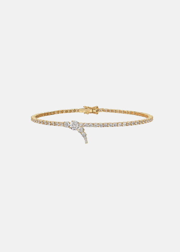 katkim Petite Diamond Serif Bracelet