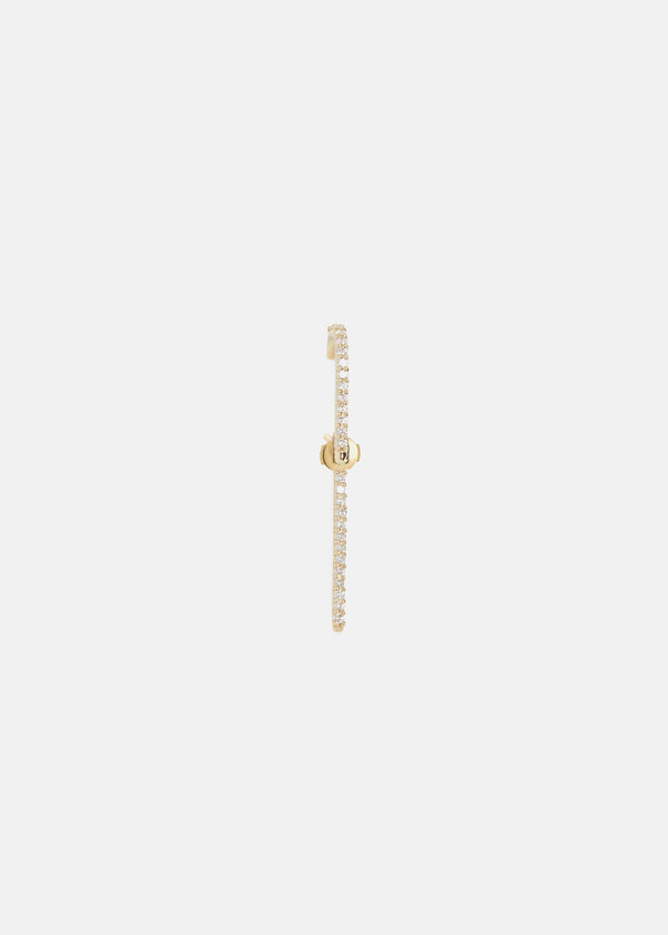 katkim Petite Diamond Thread Ear Pin