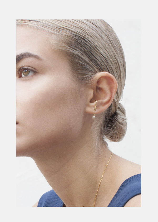 Katkim Petite Pearl Ear Pin