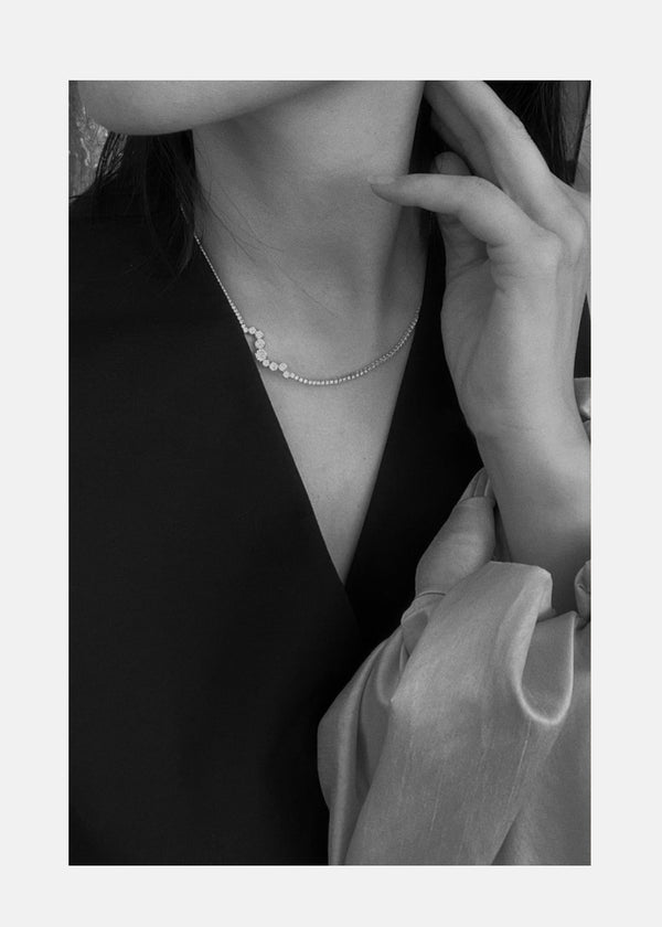 Katkim Trace Diamond Eternity Necklace