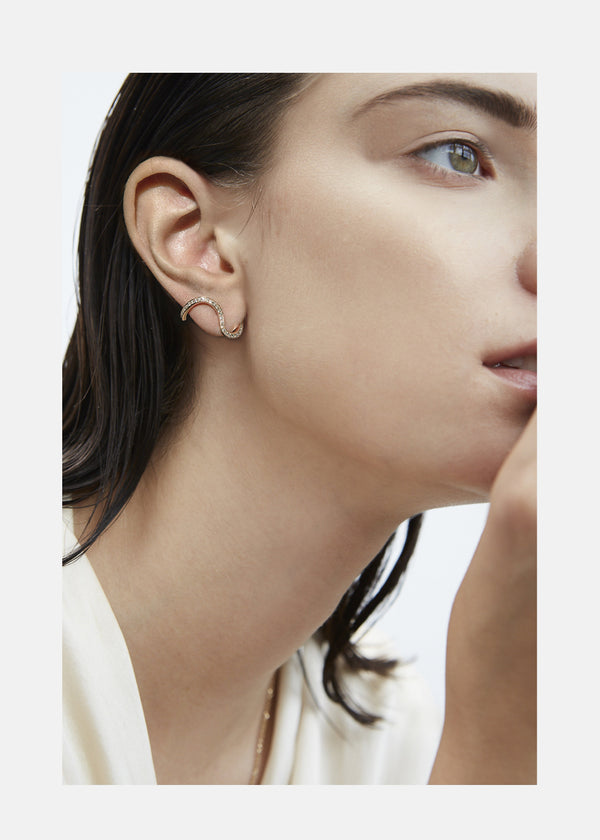 katkim Trace Pavé Earring
