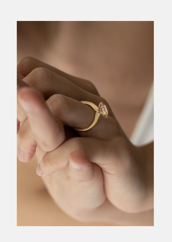 Katkim XO Solitaire Ring