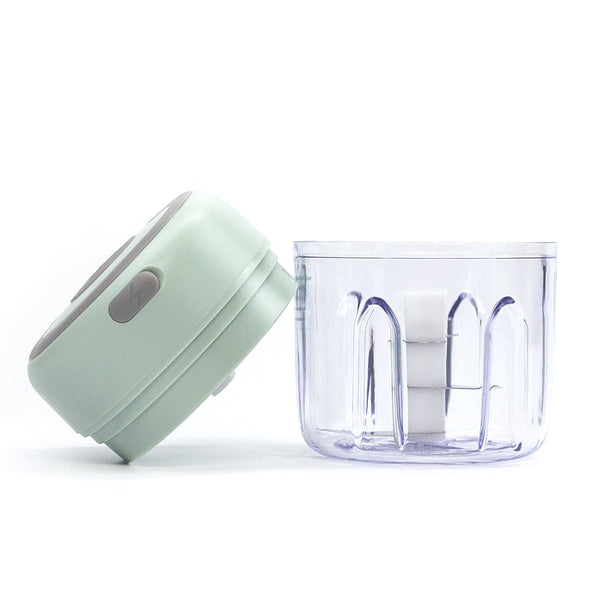 Kaukko Electric Mini Garlic Chopper Wireless Portable Gadget For Onions Salad Pepper Nuts ( 100ml + 250ml )