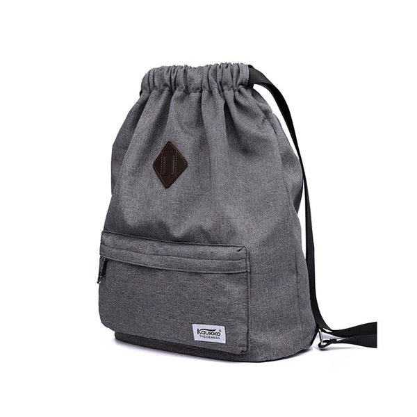 Kaukko Gym Yoga Backpack Shoulder Rucksack For Men And Women Kaukko ( Grey )