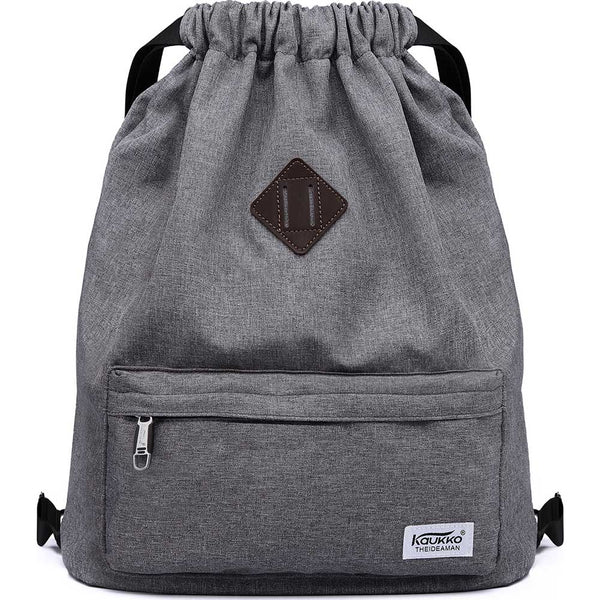 kaukko Gym Yoga backpack Shoulder Rucksack for Men and Women kaukko ( Grey )