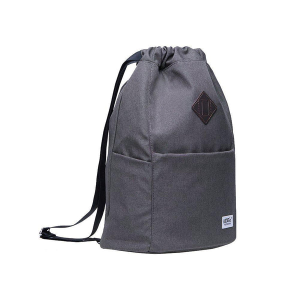 Kaukko Gym Yoga Backpack Shoulder Rucksack For Men And Women ( Dark Grey )